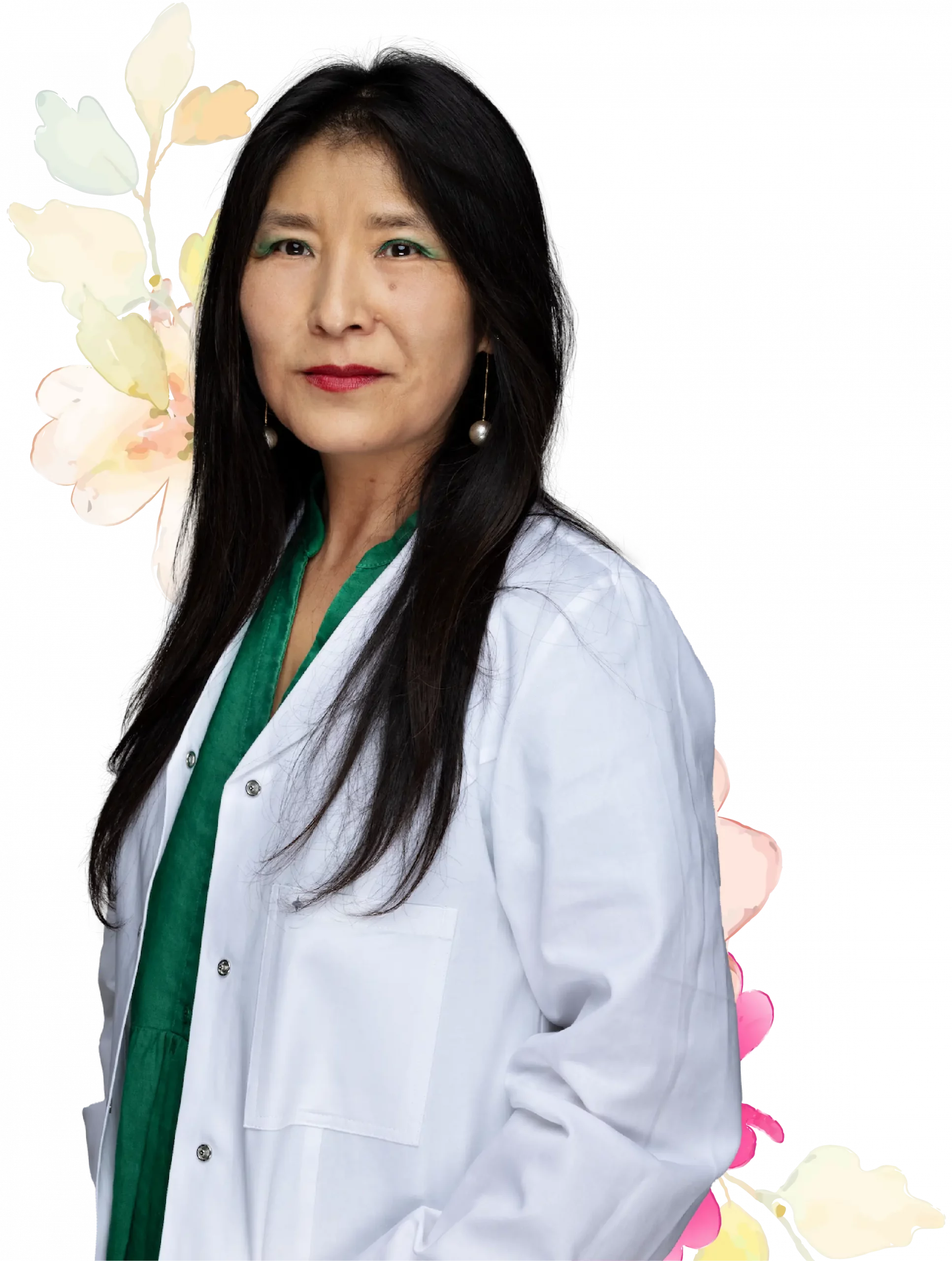 Dr Ke Liu im weißen Arztmantel